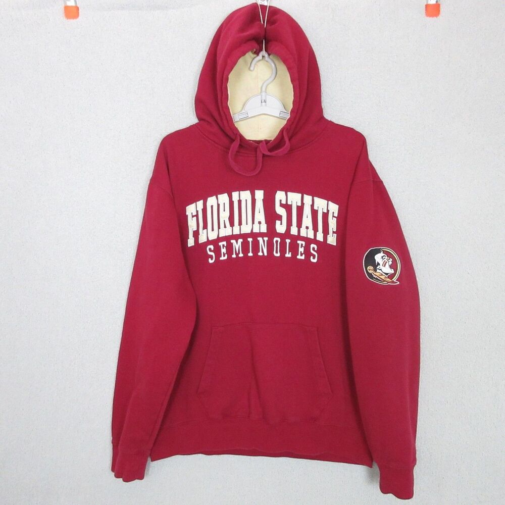 Florida State Seminoles Hoodie Mens XL Pullover Embroidered Team Logo Red